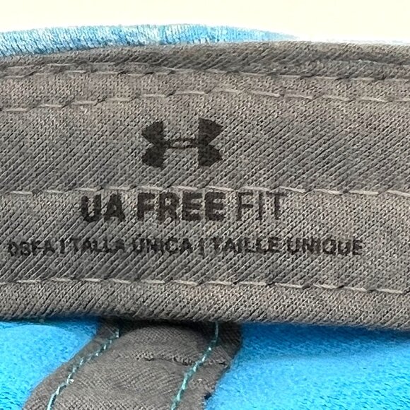 Under Armour Blue Heathered UA Free Fit Cap Hat Adjustable Strap - Picture 5 of 13